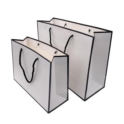 China Recyclable Direct Selling Personalized Recyclable Eco Friendly Paper Shopping Bags With Handles for sale