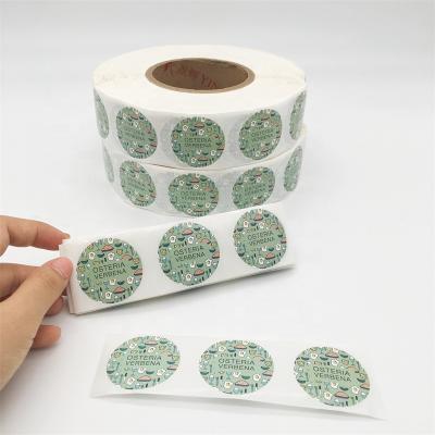 China Water Proof Printing Food Sticker Label Food Printing Waterproof Label Paper for sale