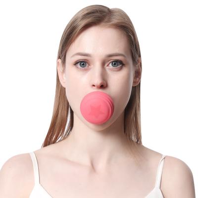 China Silicone Full Body Fitness Food Grade Free Sample JLK Exercises Mouth Trainer Face Slimmer Mouth Trainer Tool Face Slimmer Facial Ball Jaw Tester for sale