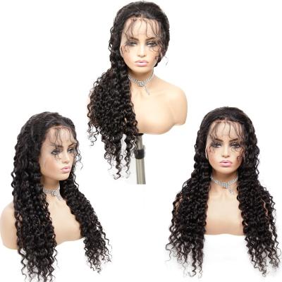 China Pure Original Natural Swiss H.Y Indian Deep Wave Hair 30 Inch Hd Highlight 13x4 Real Hair Wigs Products Best Deep Lace Headband for sale