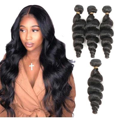 China Original Pure Natural Price 8A High Quality Natural Loose Wave Manufacturer Wholesale Brazilian Remy Virgin Human Hair Bundles for sale