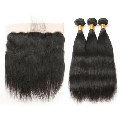 China H.Y Best Seling For US Market Cheap Silky Straight Human Raw Virgin Beauty Products Brazilian Straight Wave Hair Bundles Wigs Extensions for sale