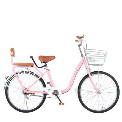 China Wholesale Lady Bike 24/26 Inch City Bike Cheap Price Good Quality From Factory Fashionable Beautiful City Bicycle For Sale for sale