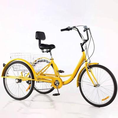 China 24inch single speed 3 wheel bike/ pedicab/folding trike/tricycles china for sale