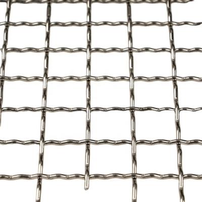 China AnPing Factory Price Durable Stainless Steel Crimped Woven Wire Mesh for sale