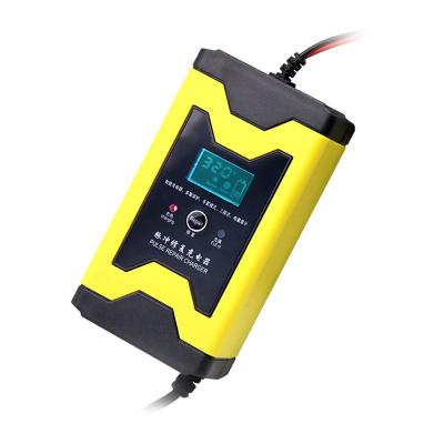 China Full Intelligent Fast Pulse Charger Lead Acid Battery Charger 12V6a Pulse Repair for sale