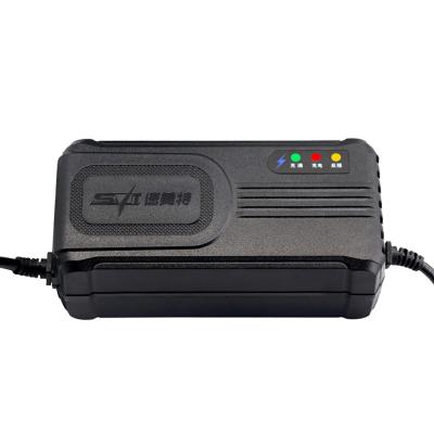 China Auto Stop 64v14ah Lead Acid Battery Charger For Electric Bicycle for sale