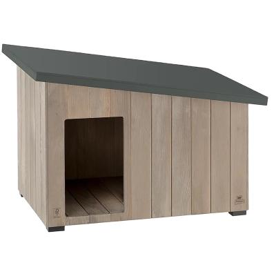 China Stored outdoor kennel, dog house ARGO 100 in FSC wood with non-toxic paint, resistant to U.V. for sale