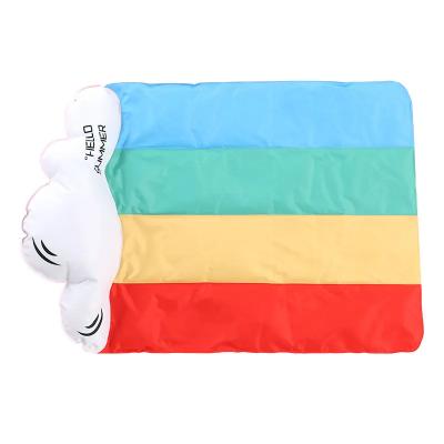 China 2023 Summer Best Selling Stocked Ice Mat Sleep Bed Double Thickened Wear-resistant Handle Pet Mat For Dog for sale