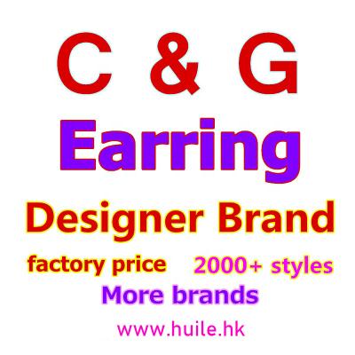 China CLASSIC Wholesale Women 925 Silver Luxury Double Letter Brand CC Gg Inspired Designer Earrings for sale