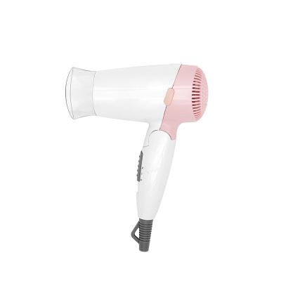 China Hotel Room 1200w Ionic Collapsible Foldable Handle Professional Travel Hair Dryer for sale