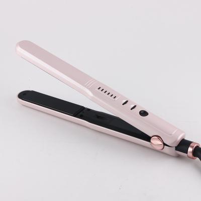 China Wholesale 1 hour hot sale automatic hair straightener new cut lead titanium customized hair flat iron for women for sale