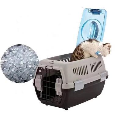 China Outdoor Breathable Air Box Pet Carrier PP Cat Bag Portable Visible Helmet Travel Pet Carrier with Built-in Urinal Diaphragm for sale