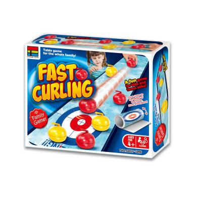 China Wonderful Set Office Board Game Sports Game Gift Family Gaming Curling Gift for sale