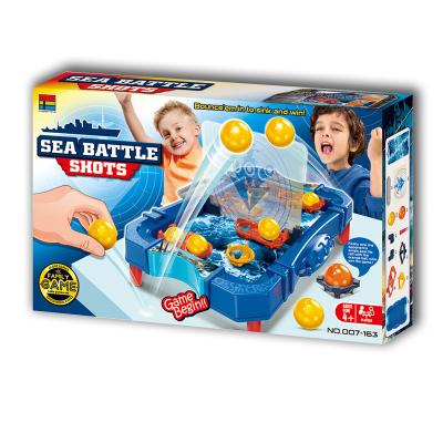 China Indoor Games Toys Board Game Ball Bounce Battleship Shooting Game Family Game Ball Bounce for sale