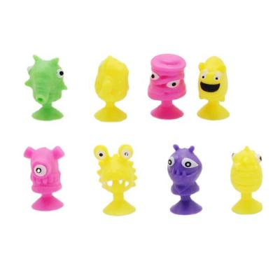 China Playing Mini Plastic Novelty 16 Figures Stikeez Designs Animal Toy Crazy Critter Monster TPR Stikeez Toys Assorted For Kids for sale