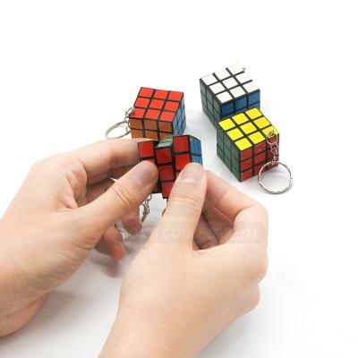 China Custom Plastic Magic Puzzle Game Toy 3cm Juguetes De Cube In Itellegence Cheap Educational Toys Wholesale Educational Toy for sale