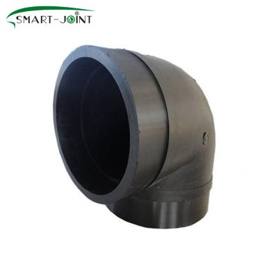 China Construction HDPE PE100 Bend Butt Fusion 90 Degree Elbow Fittings for sale