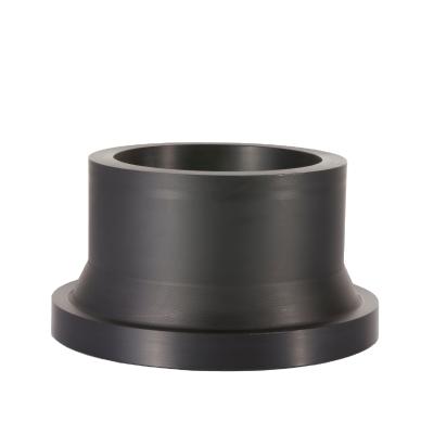 China PE100 Pipeline PE SDR11 Underground Fitting Stub End Fusion Flange Adapter Stub End for sale