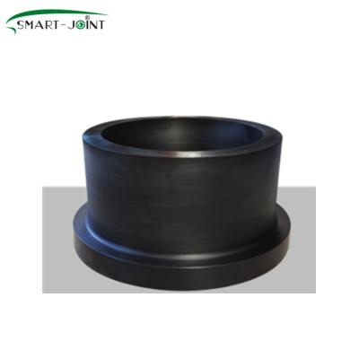 China PE100 Pipeline PE Fitting PN16 Stub End Fusion Flange Underground Adapter Stub End for sale