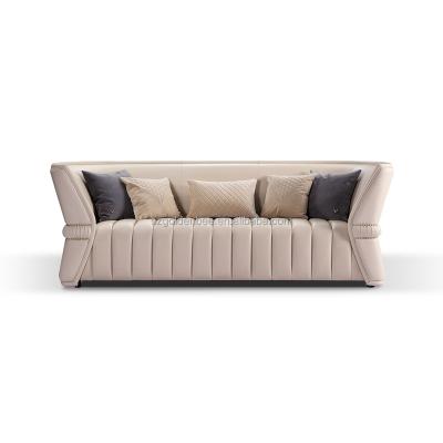 China Sofa  Bed Factory Wholesale Sofa Luxury Leather Living Room Sofa Furniture Custom Modern Leather Sofa for sale