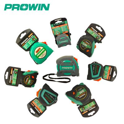 China ABS+TPR PROWIN Free Sample Unique Design Magnetic Steel Tape Measure for sale