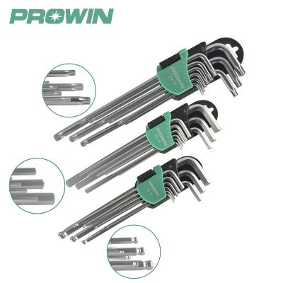 China Hex/Hex Torx Allen Key Wrench Ball/Flat Ball Set Hot Sale from Trox PROWIN for sale