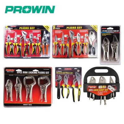 China Multi Functional All-in-One Prowin 2/3/4/5/6 Pcs Various Type Tongs Zange Set for sale