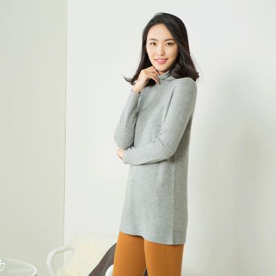 China custom Anti-wrinkle Inner Mongolia logo turtle neck lady knitted pullover plus size women cashmere sweaters for sale