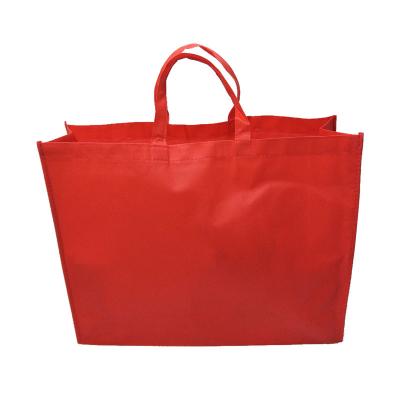 China Eco Friendly High Quality Microwavable Recycle Durable Reusable Extra Large Tote Polypropylene Non Woven Grocery Bags With Custom Print Logo for sale