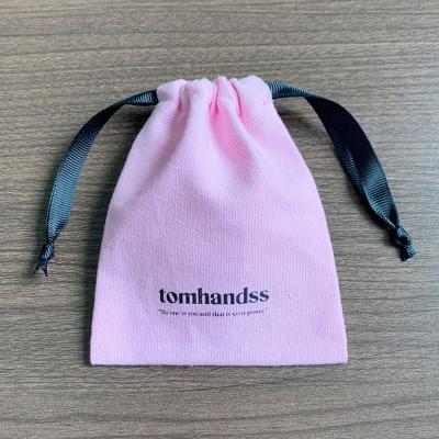 China Eco-Friendly Reusable Wholesale Recyclable Can Customize Logo Jewelry Pouch Small Cotton Drawstring Canvas Gift Bags for sale