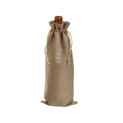 China 100% natural pure cotton wine factory wholesale eco-friendly handmade canvas hot sale drawstring bags with custom printed logo for sale