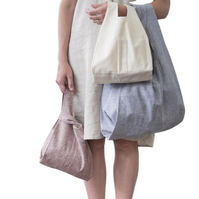 China Wholesale Durable High Quality Simple White Canvas Tote Bags Handle Canvas Bag Custom Scissor Storage Bag Personalized Scissor Storage Bag for sale