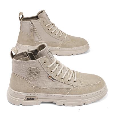 China Autumn and winter round high-top Martin boots machining boots motorcycle boots insurance fashion work shoes T091 for sale