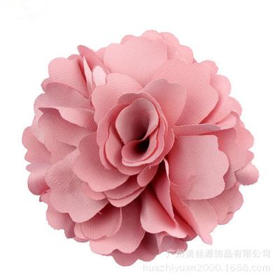 China Single face silk roses, 3D flower for wedding dresses, bridal bodice for sale