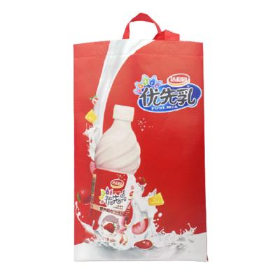 China Recyclable Wholesale High Quality Custom Logo Printed Colorful Tote Shopping Non Woven Bag for sale