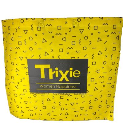 China Non Woven Fabric Reusable Tote Shopping Bags Wholesale Custom New Eco Friendly Printed Recycle Reusable Grocery PP Laminated Bolsas for sale