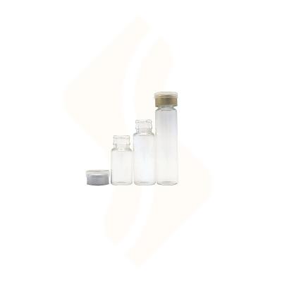 China Super Quality Different Size Pharmaceutical Or Lab Use Glass Vial With Stopper And Rubber Flip Cap for sale