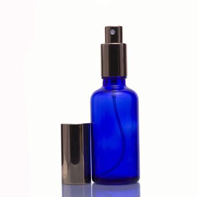 China 5ml 10ml 15ml 20ml 30ml 50ml 100ml Fine Spray Cobalt Blue Mist Spray Glass Bottle With Fine Mist Sprayer for sale