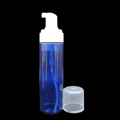 China Cosmetic PACKAGING 30ML 50ML 100ML 150ML 200ML BEAUTY Foam Clear Blue White Bubble Blister Foaming Pet Pump Bottle for sale