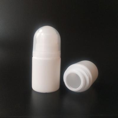 China Roll On White Empty 30ml 50ml 100ml Air Fresheners Refillable Lotions Roll On Plastic Bottles for sale