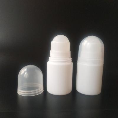 China Empty White Plastic Refillable Spray Cap Sale Packaging 30ml 50ml 100ml Air Freshener Roll On Bottle for sale