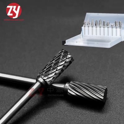 China Wholesale High Quality Double Cut Or Single Groove Carbide Burrs H-Carbide Burrs for sale