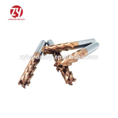 China Long Neck Shallow Carbide Wood Slotting Cutting Tool Carbide End Mill for sale