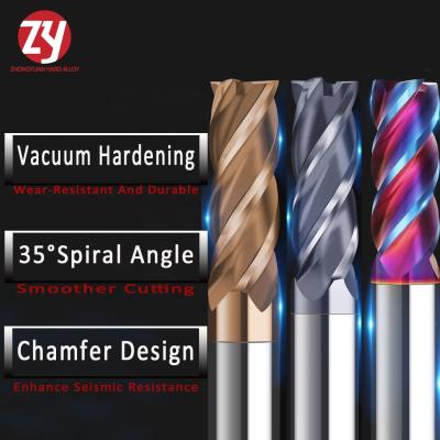 China High Quality Solid Carbide End Mill Cutter Tungsten Carbide Cutting Tools CNC Shallow Slot Carbide Tools for sale