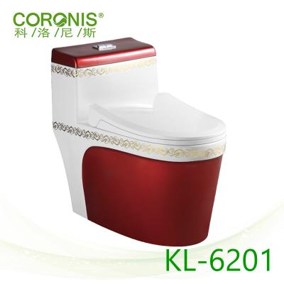 China Double-Flow Popular And Good Quality Bathroom Elegant Color Ceramic Toilet Dresser for sale