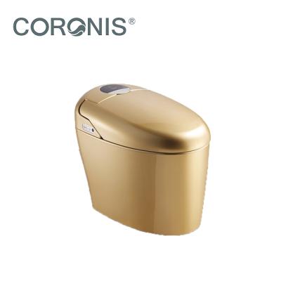 China High End Automatic Operation New Style Gold Plated Smart Toilet for sale