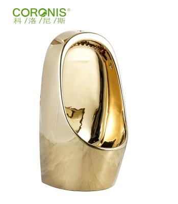 China China Suppliers Modern Ceramic Gold Color Bathroom Wall Mounted Urinal For Men for sale