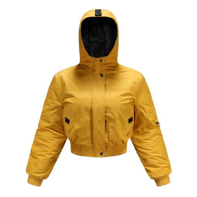 China Fashion stylishwomen's breathable casual bomber jackets for 2021 winter fall women's girls' hooded jackets and coats for sale