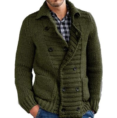 China Breathable Autumn Winter New Men&'s S Cardigan Solid Color Cardigan Men's Long Sleeve Knitted Tops Mens for sale